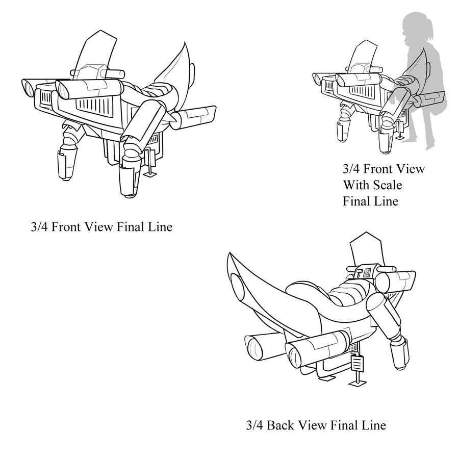 Prop Design 3/4s Views