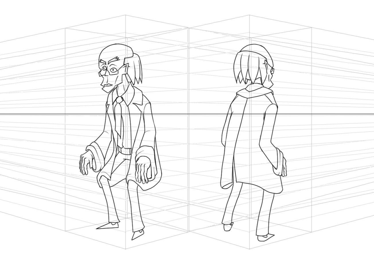 Character Design 3/4s Views